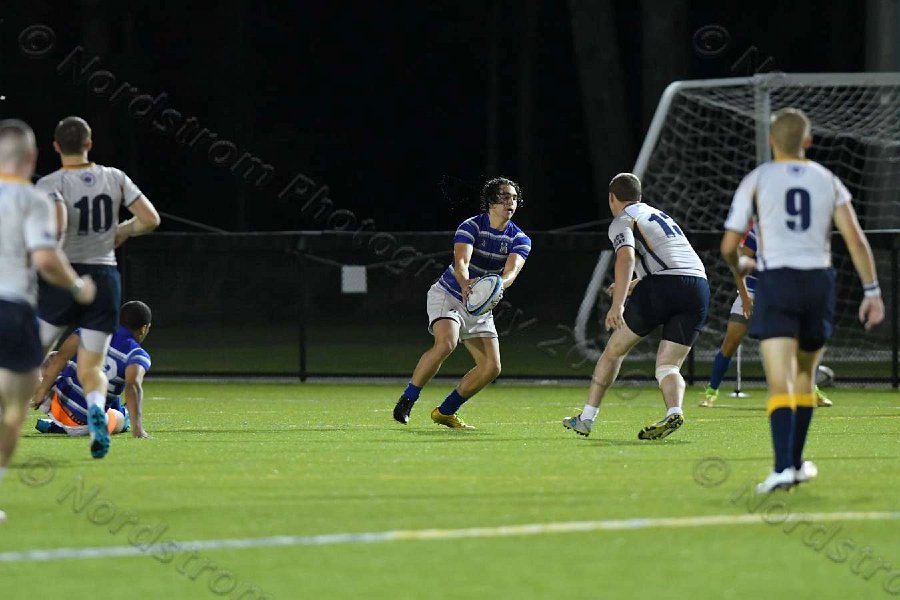 Wheaton Men\'s Rugby vs Mass Maritime.  Photo by Keith Nordstrom